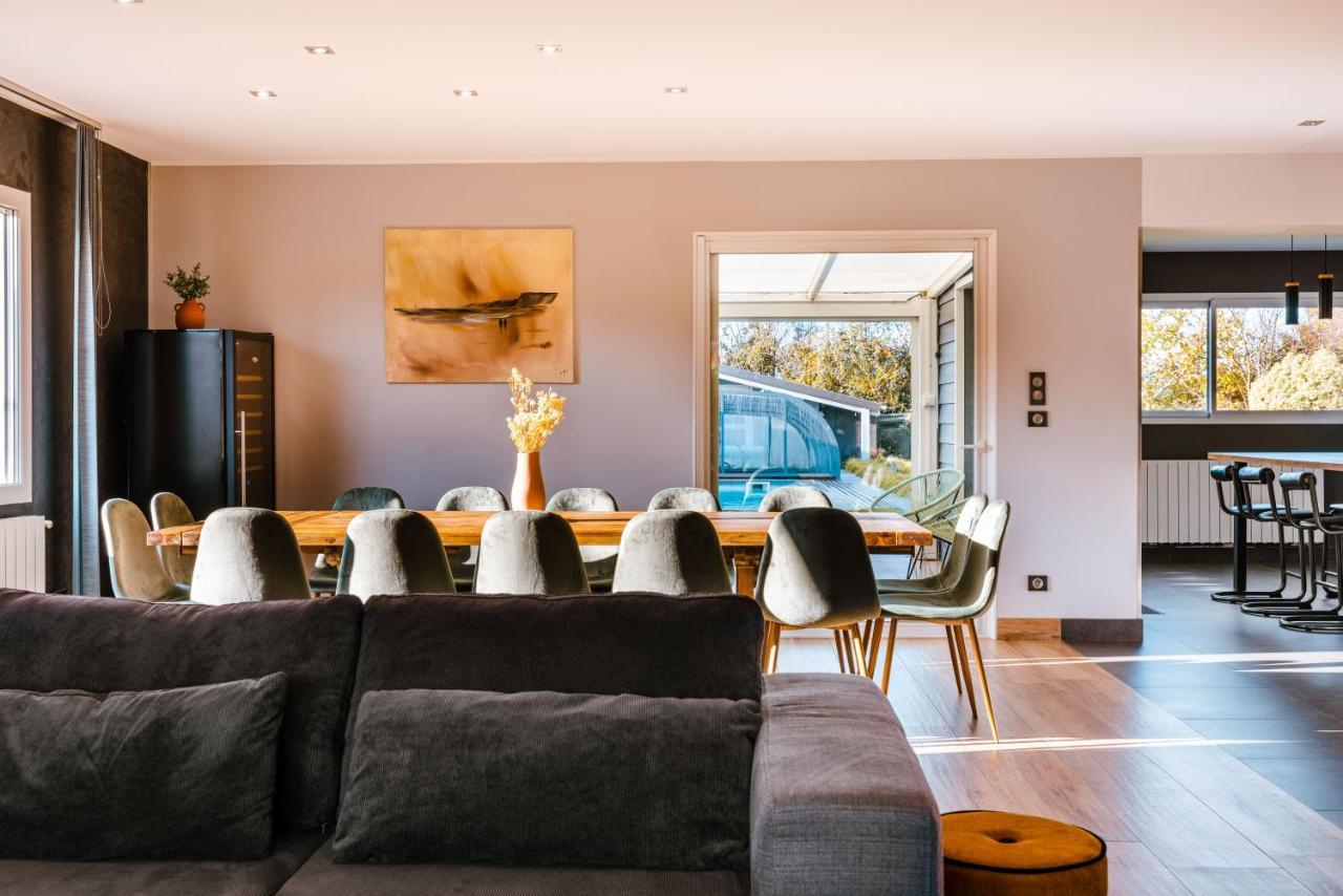 Grande Maison Avec Piscine Et Jacuzzi A La Campagne Desvres Exteriör bild