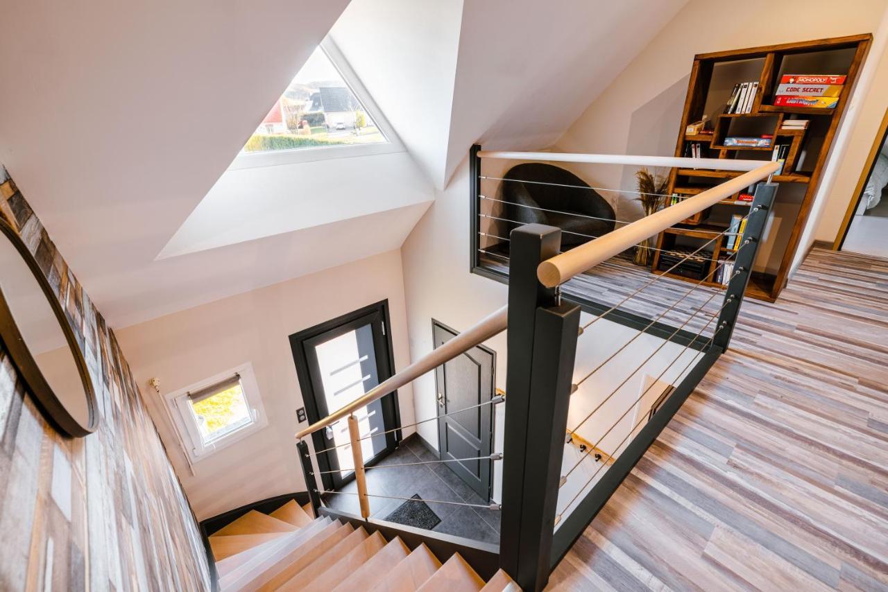 Grande Maison Avec Piscine Et Jacuzzi A La Campagne Desvres Exteriör bild